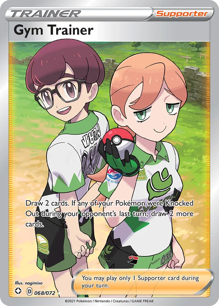 Gym Trainer 068/072 Rare ultra