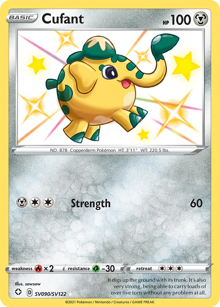 swsh45sv-sv090 Cufant SV090/SV122 Rare shiny