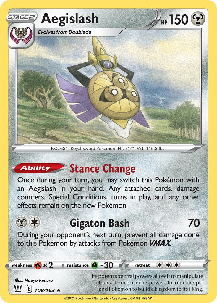 Aegislash 108/163 Rare