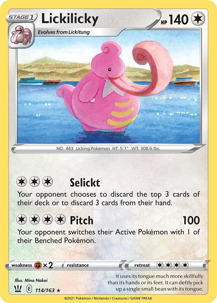 Lickilicky 114/163 Rare