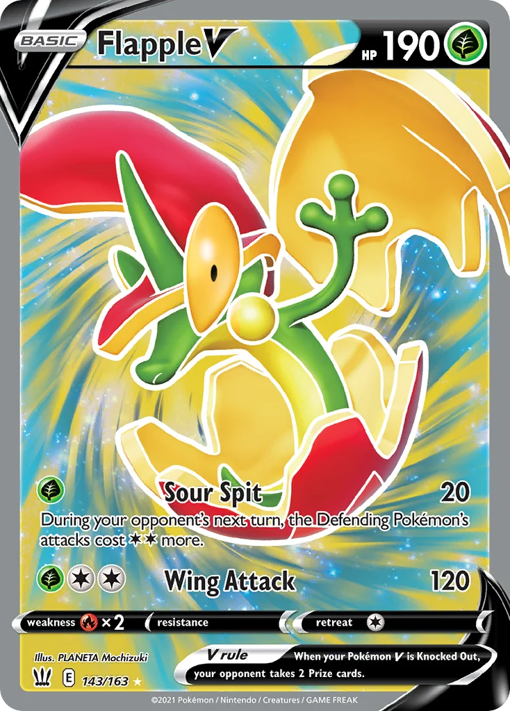 Flapple V 143/163 Rare ultra
