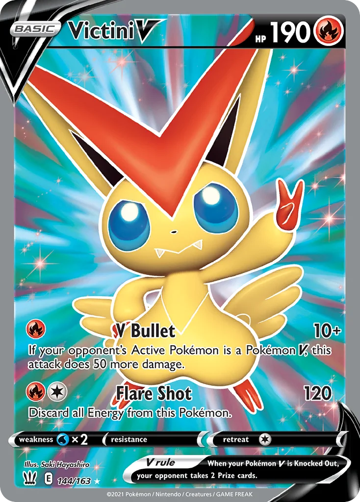Victini V 144/163 Rare ultra