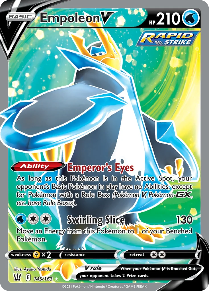Empoleon V 145/163 Rare ultra