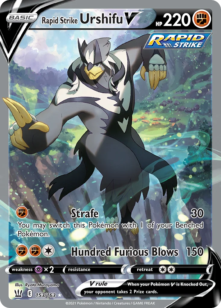 Rapid Strike Urshifu V 153/163 Rare ultra