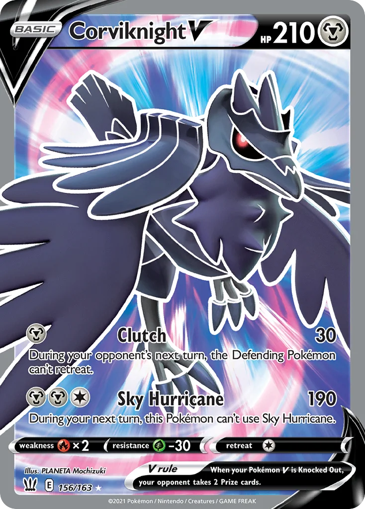 Corviknight V 156/163 Rare ultra