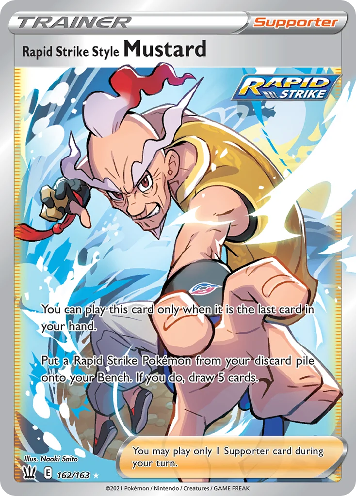 Rapid Strike Style Mustard 162/163 Rare ultra