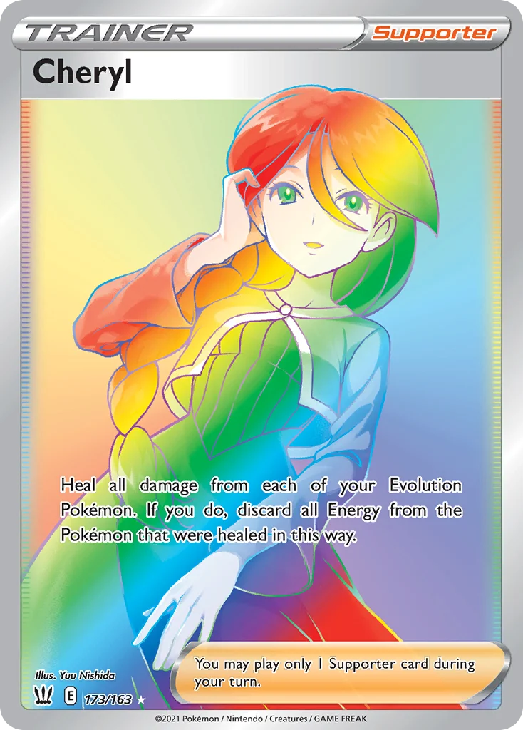 swsh5-173 Cheryl 173/163 Rare rainbow