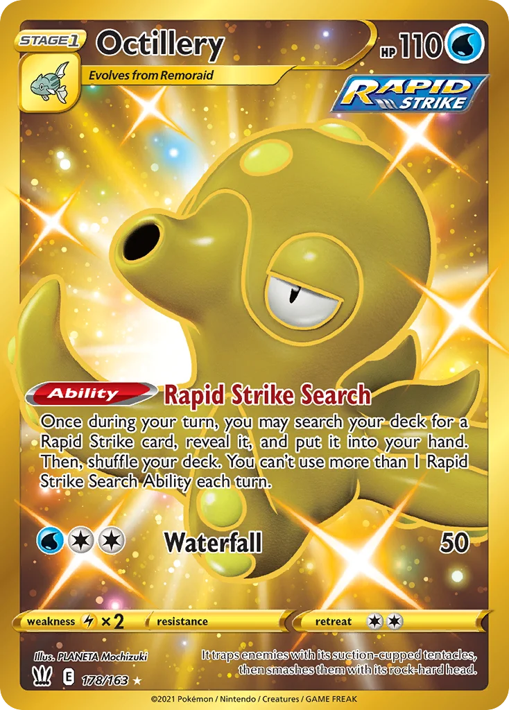 swsh5-178 Octillery 178/163 Rare secret