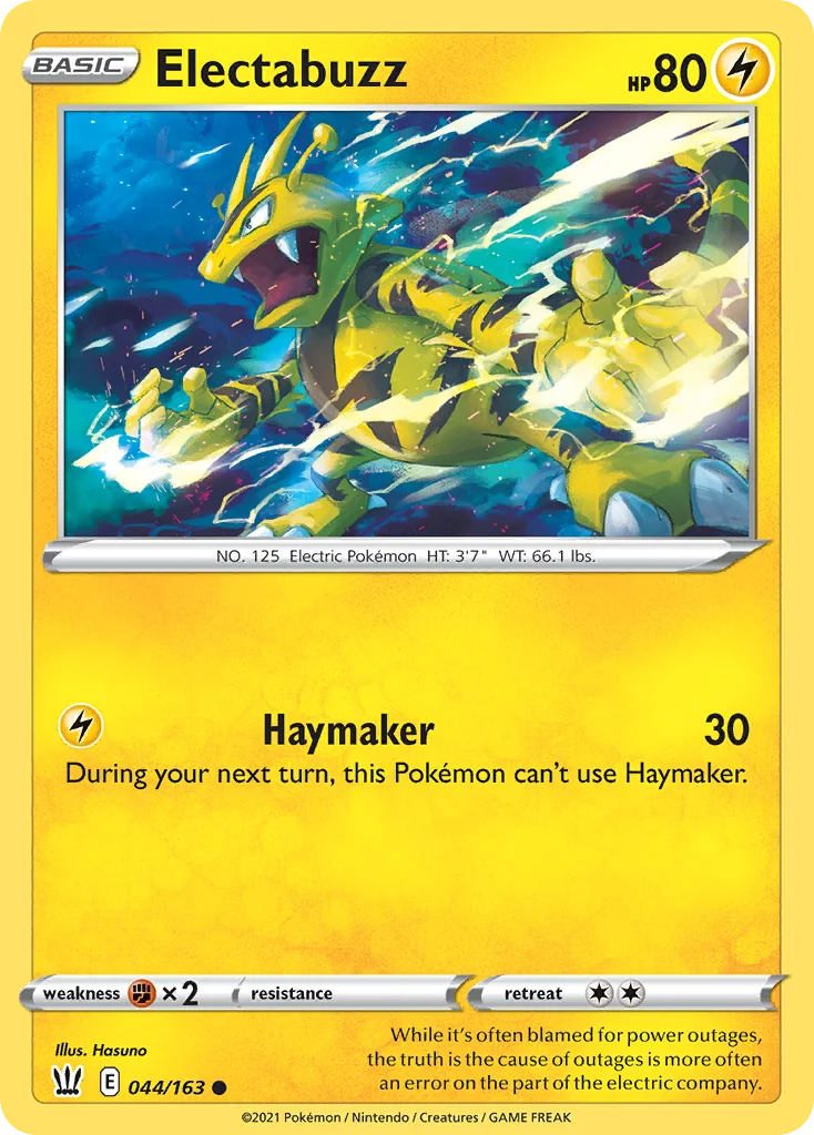 swsh5-44 Electabuzz 044/163 Common