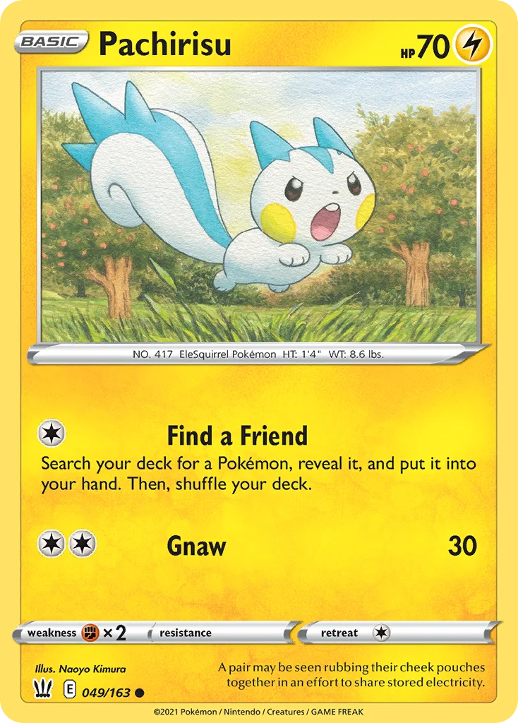swsh5-49 Pachirisu 049/163 Common
