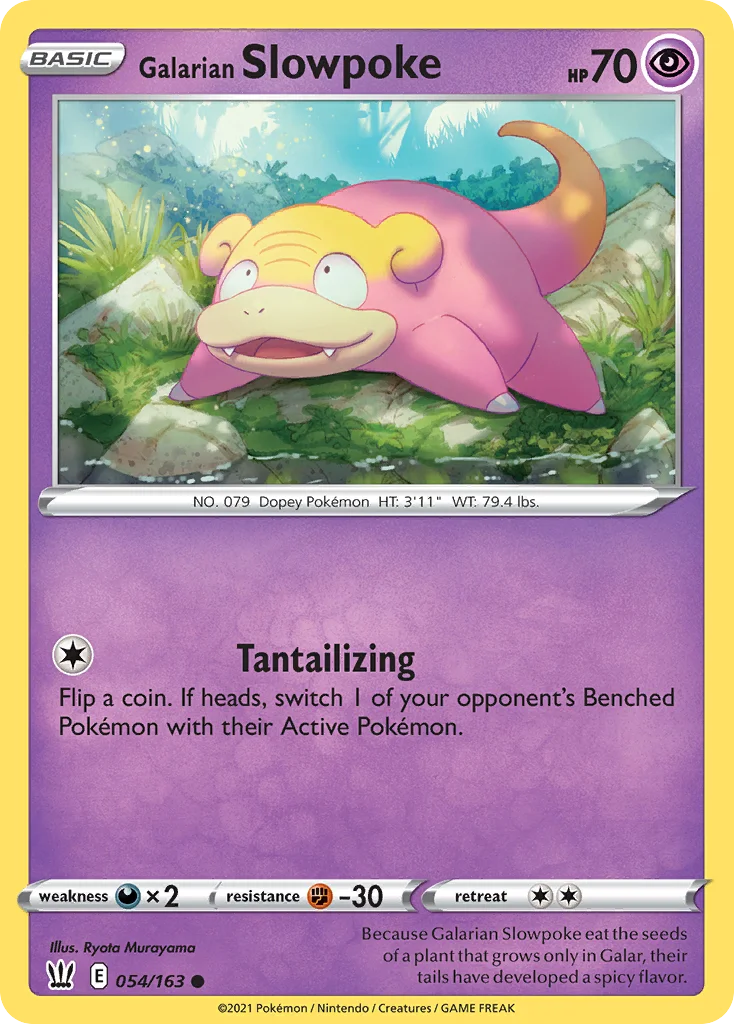 swsh5-54 Galarian Slowpoke 054/163 Common