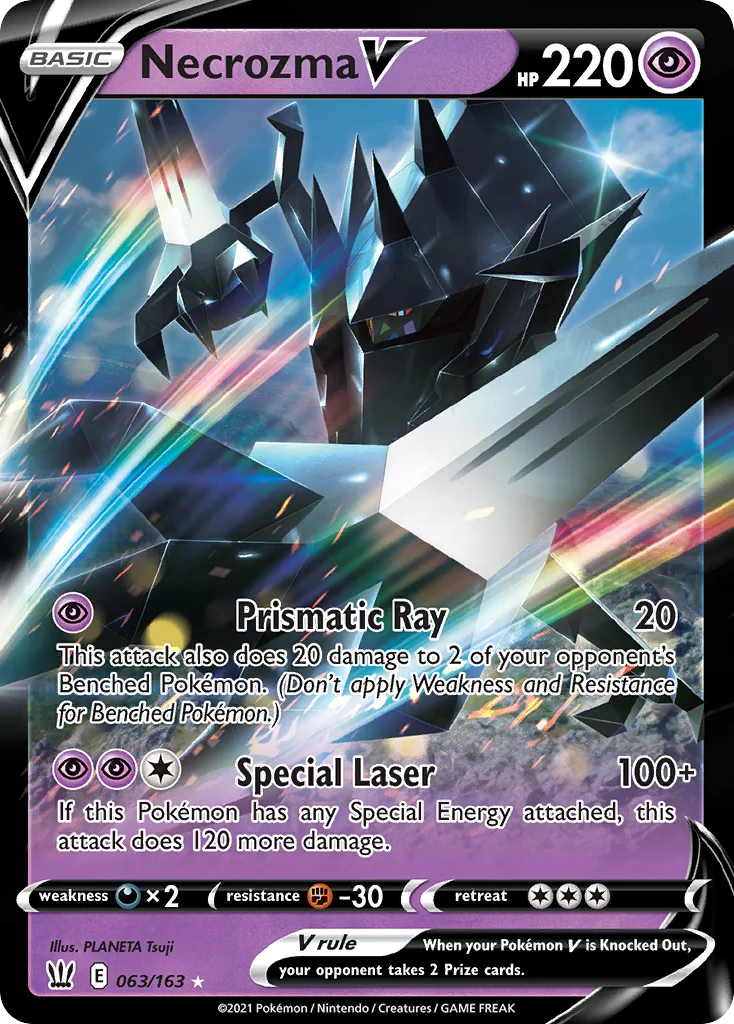 swsh5-63 Necrozma V 063/163 Rare holo v