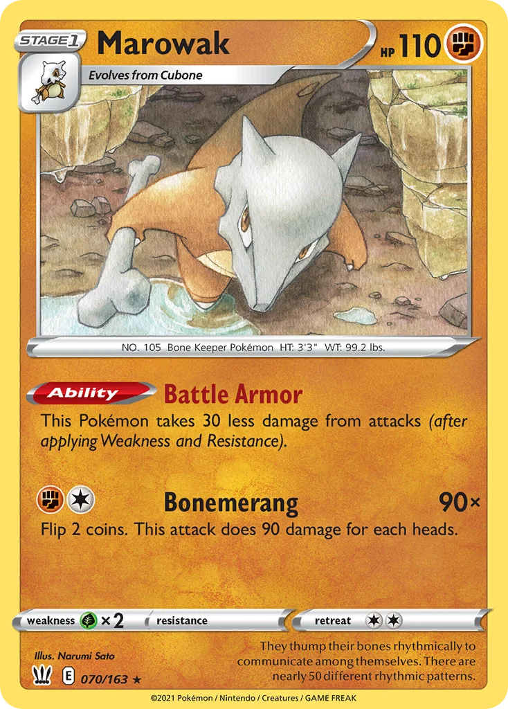 swsh5-70 Marowak 070/163 Rare