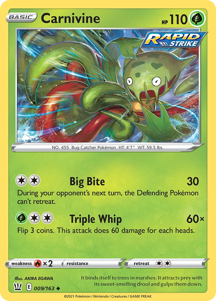 Carnivine 009/163 Uncommon