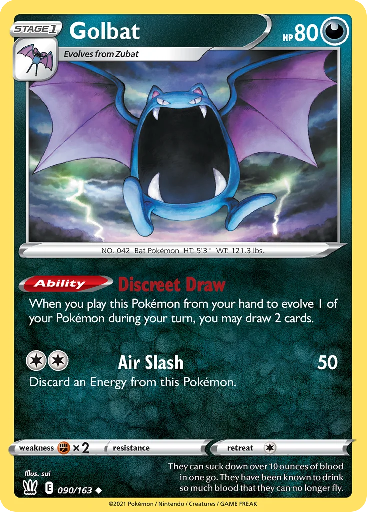 swsh5-90 Golbat 090/163 Uncommon