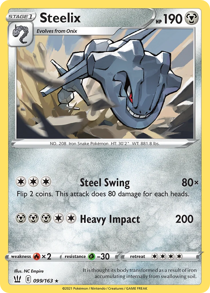 Steelix 099/163 Rare holo