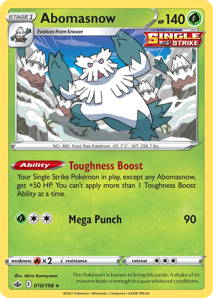 Abomasnow 010/198 Rare