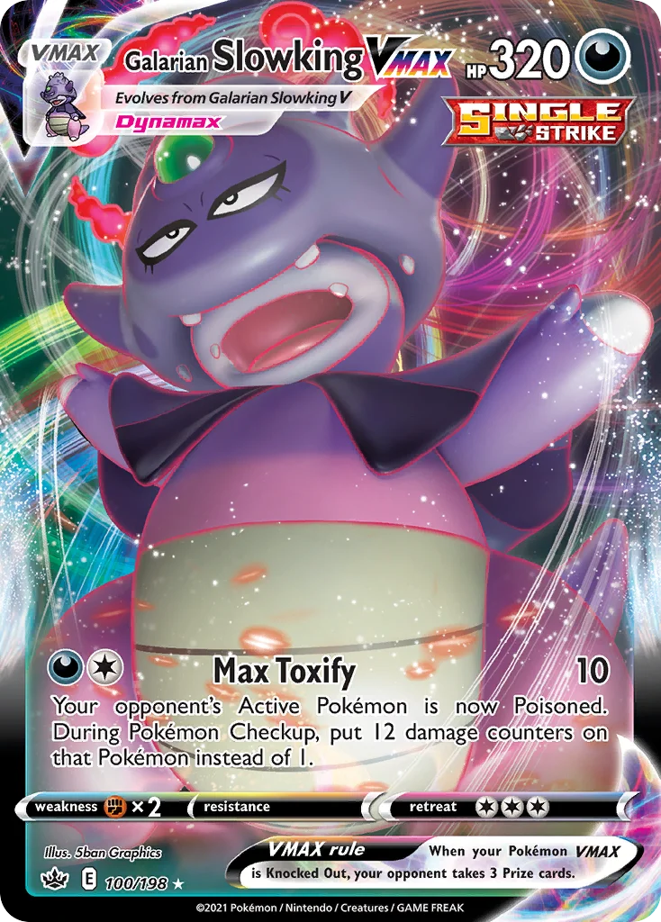 Galarian Slowking VMAX 100/198 Rare holo vmax
