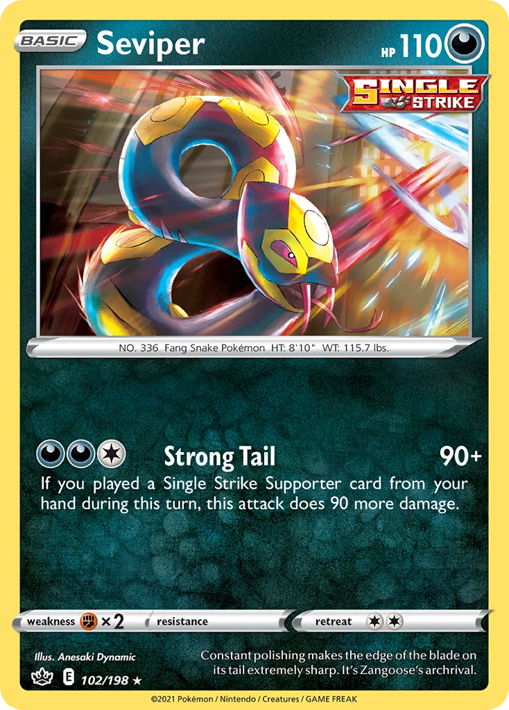 Seviper 102/198 Rare