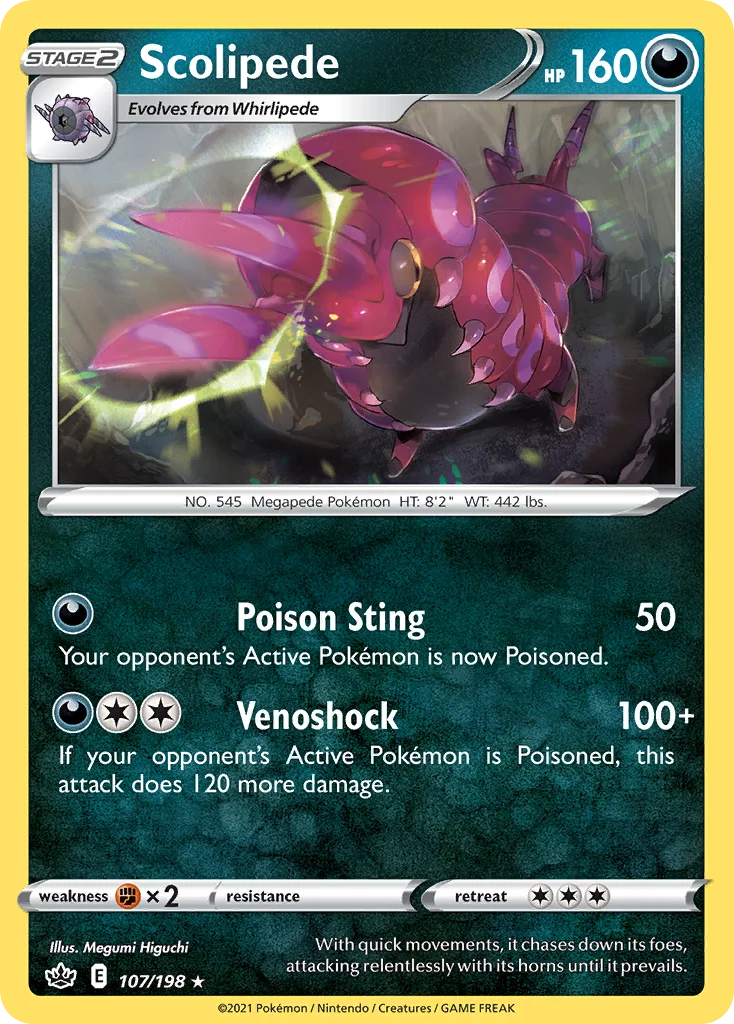 Scolipede 107/198 Rare