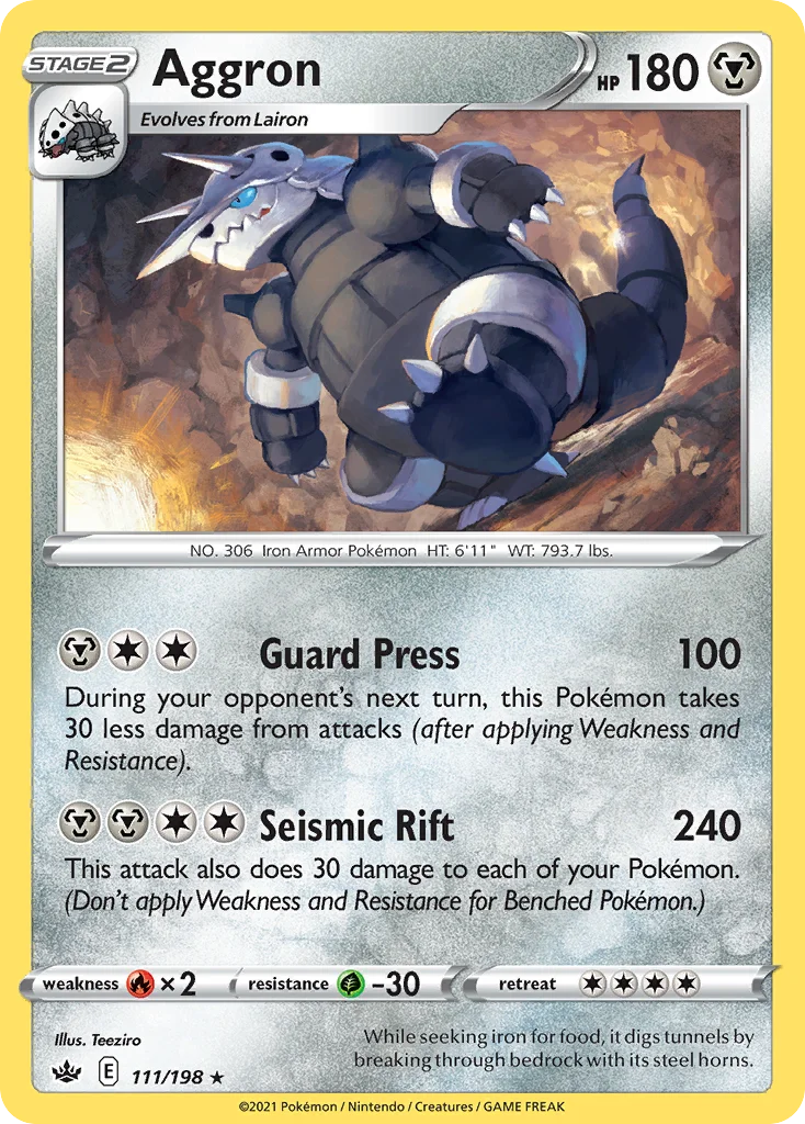 Aggron 111/198 Rare