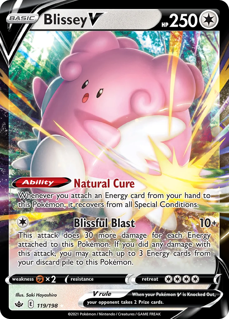 Blissey V 119/198 Rare holo v