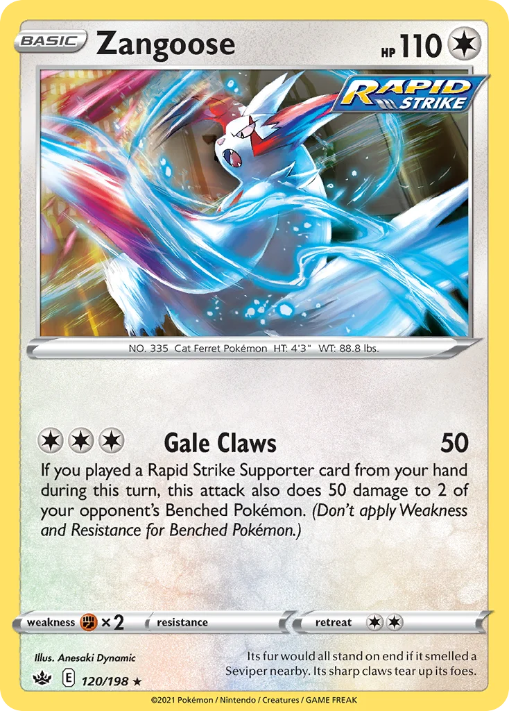 Zangoose 120/198 Rare