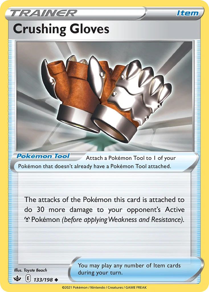 Crushing Gloves 133/198 Uncommon