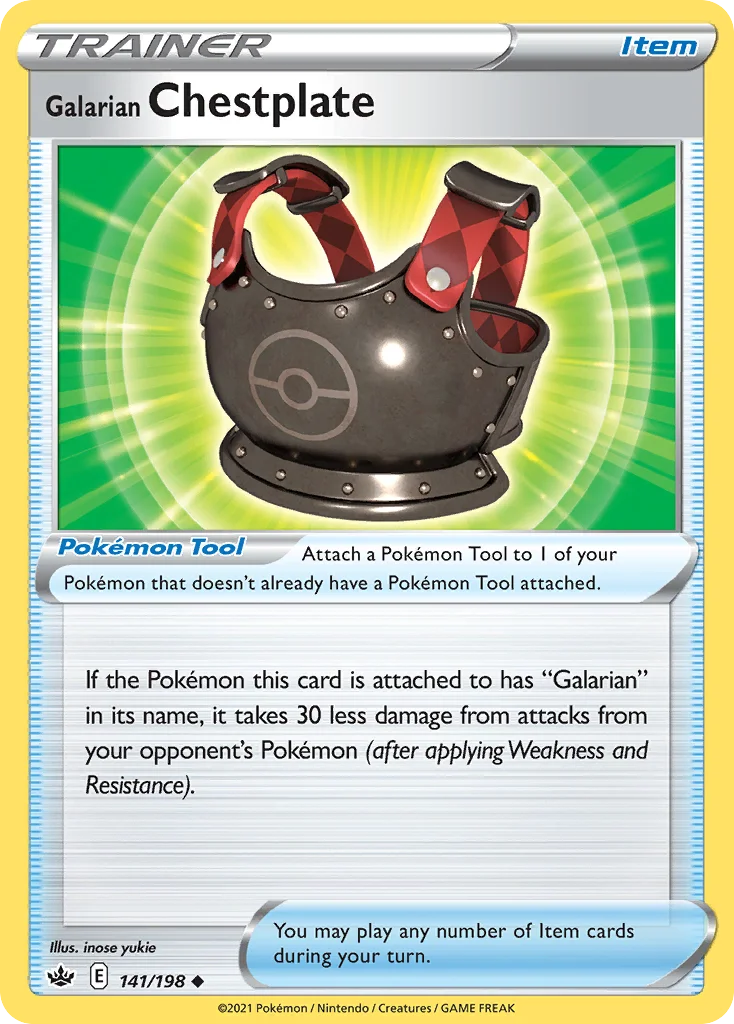 Galarian Chestplate 141/198 Uncommon