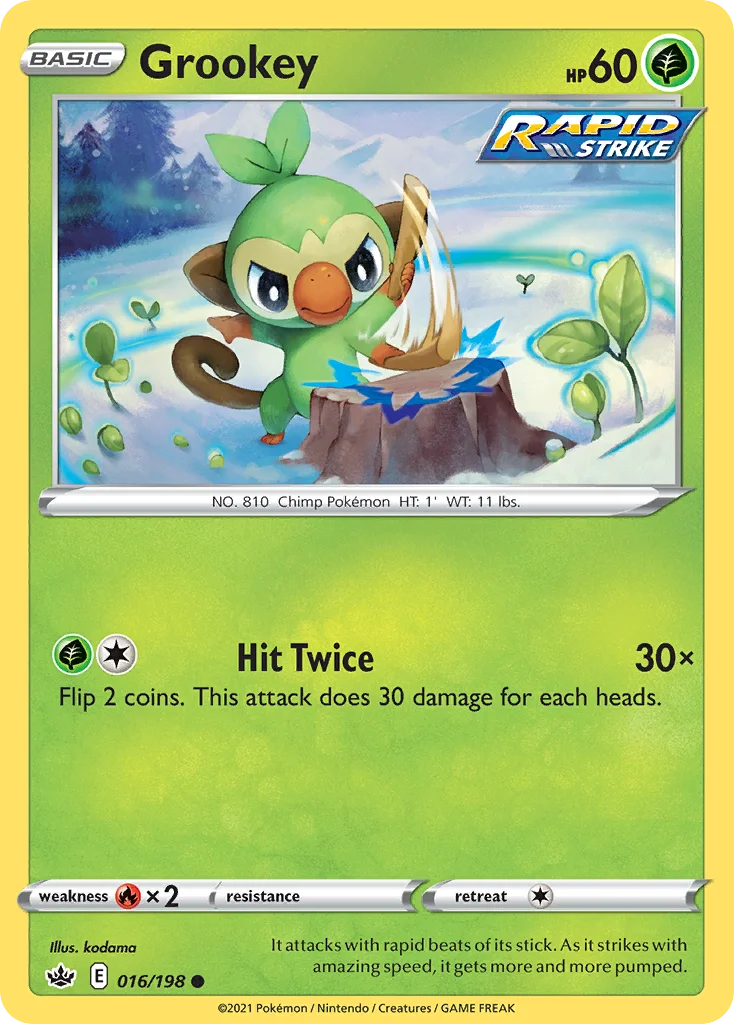 Grookey 016/198 Common