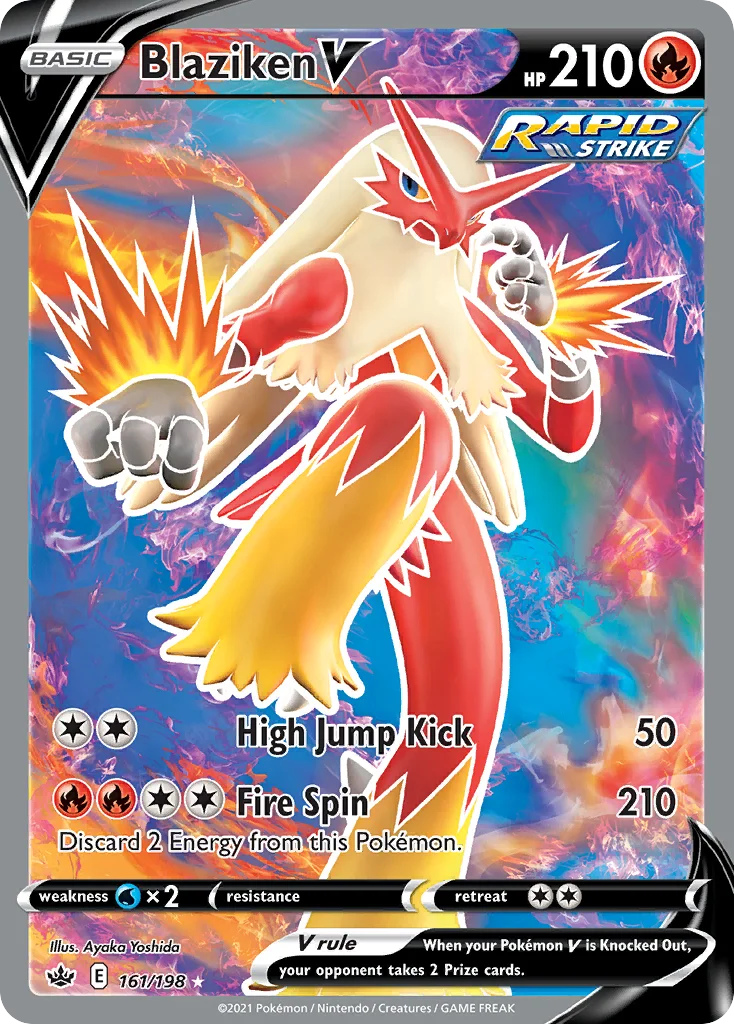 swsh6-161 Blaziken V 161/198 Rare ultra