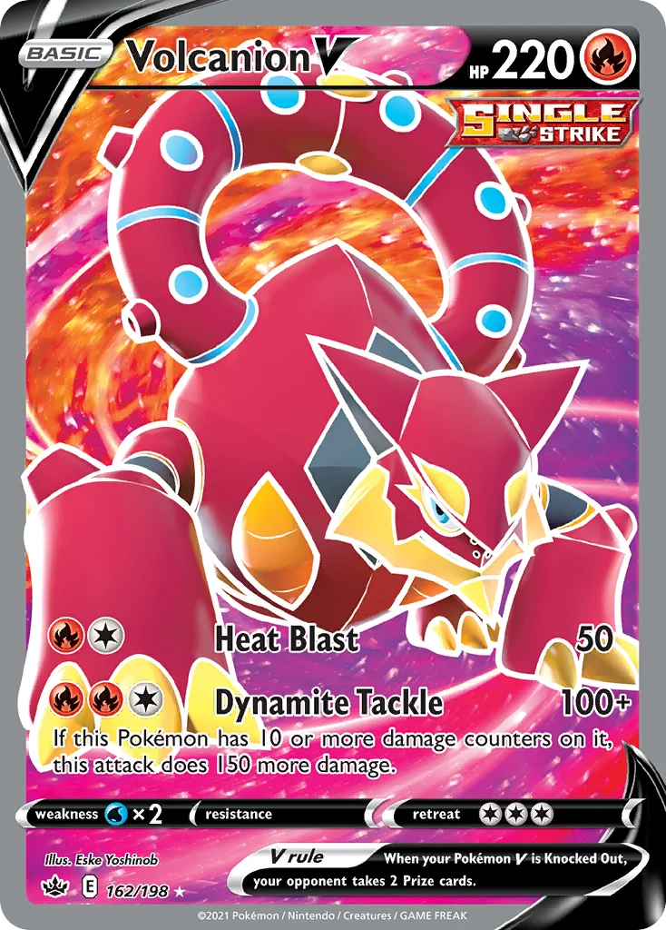 swsh6-162 Volcanion V 162/198 Rare ultra