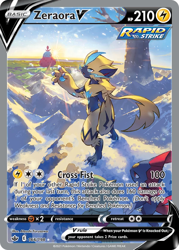 swsh6-166 Zeraora V 166/198 Rare ultra