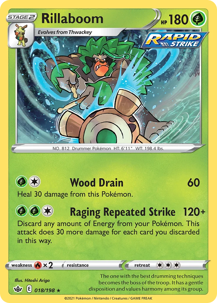 Rillaboom 018/198 Rare holo