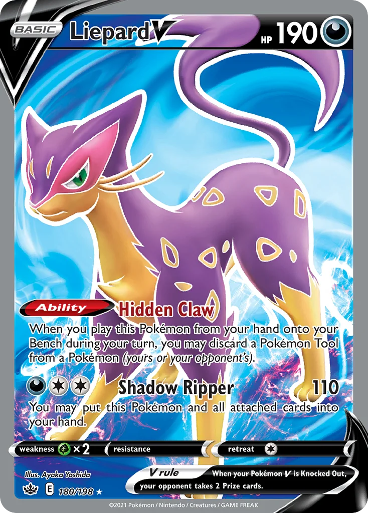 Liepard V 180/198 Rare ultra