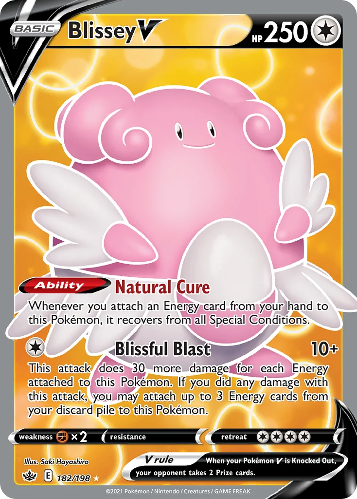 Blissey V 182/198 Rare ultra