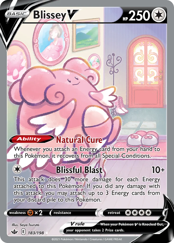Blissey V 183/198 Rare ultra