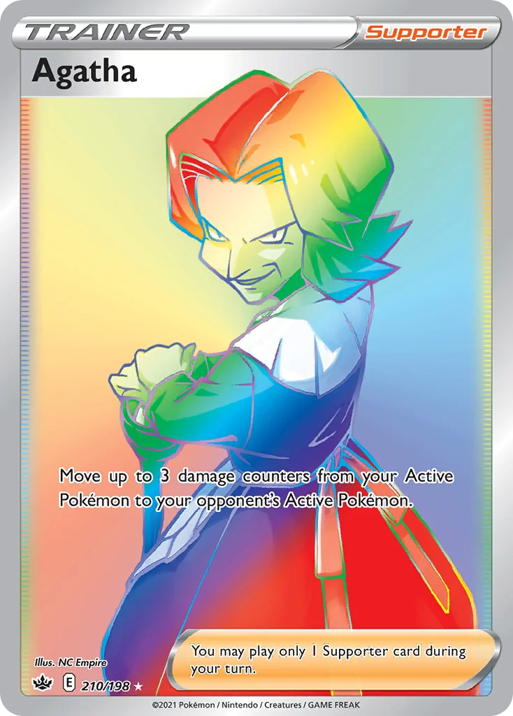 Agatha 210/198 Rare rainbow