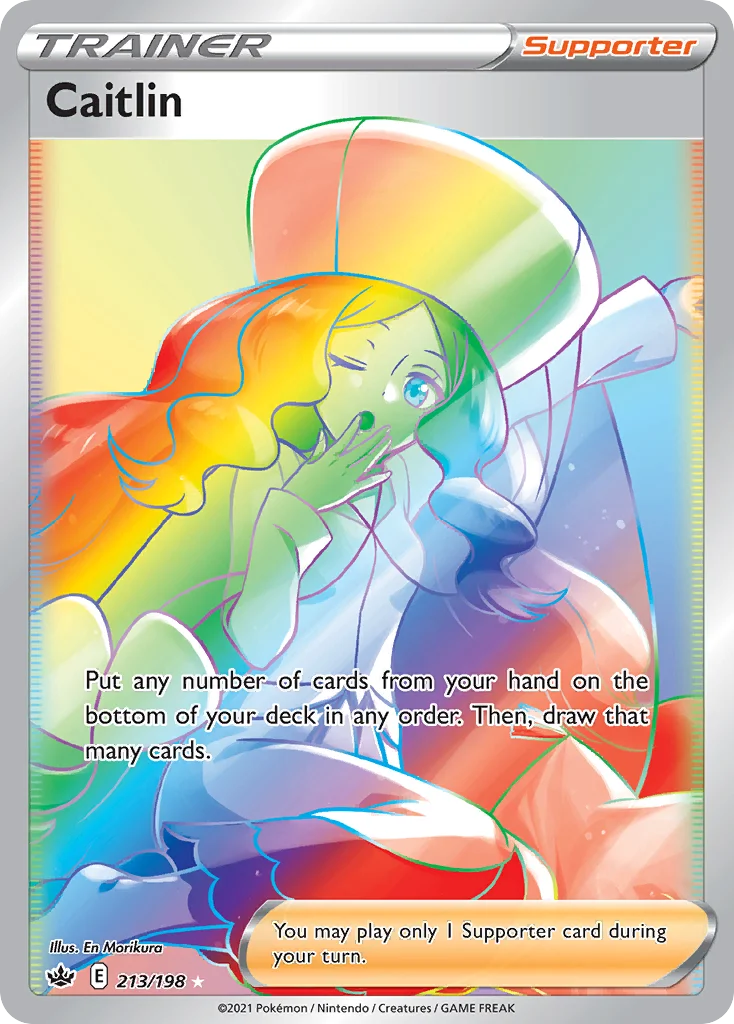 Caitlin 213/198 Rare rainbow
