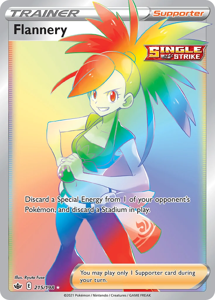 Flannery 215/198 Rare rainbow