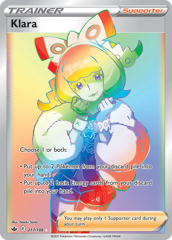 Klara 217/198 Rare rainbow