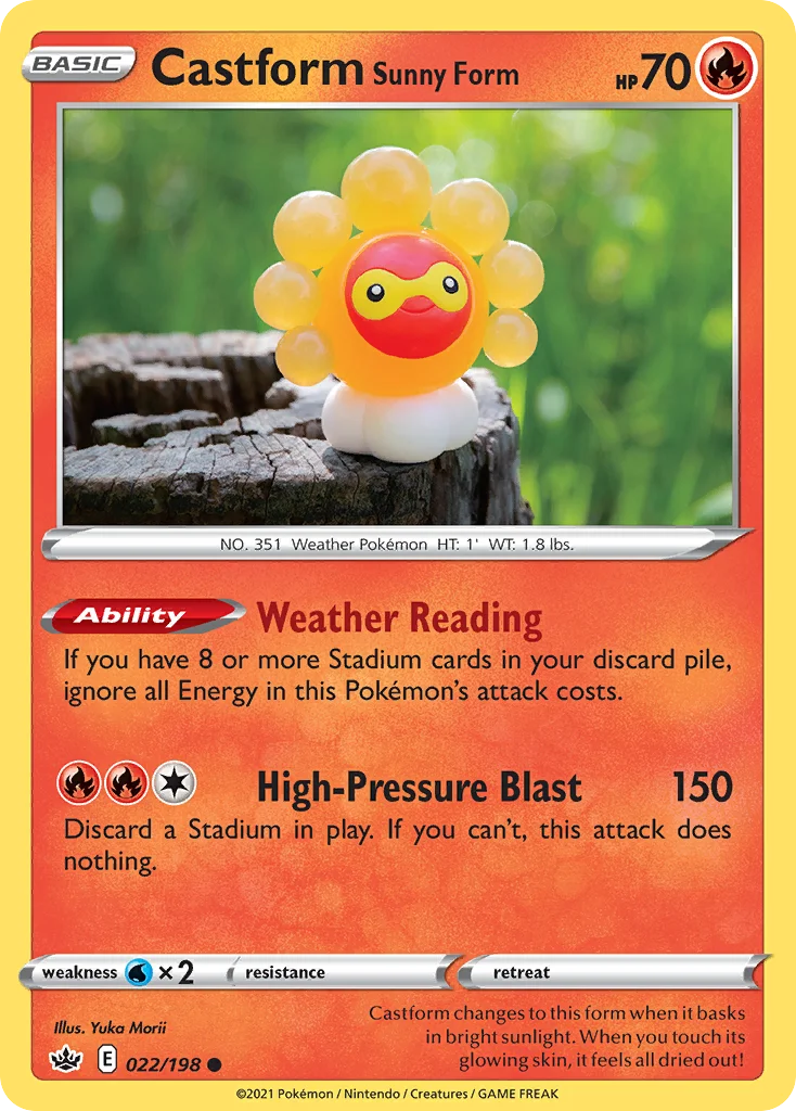Castform Sunny Form 022/198 Common