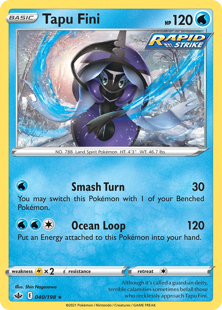 Tapu Fini 040/198 Rare holo