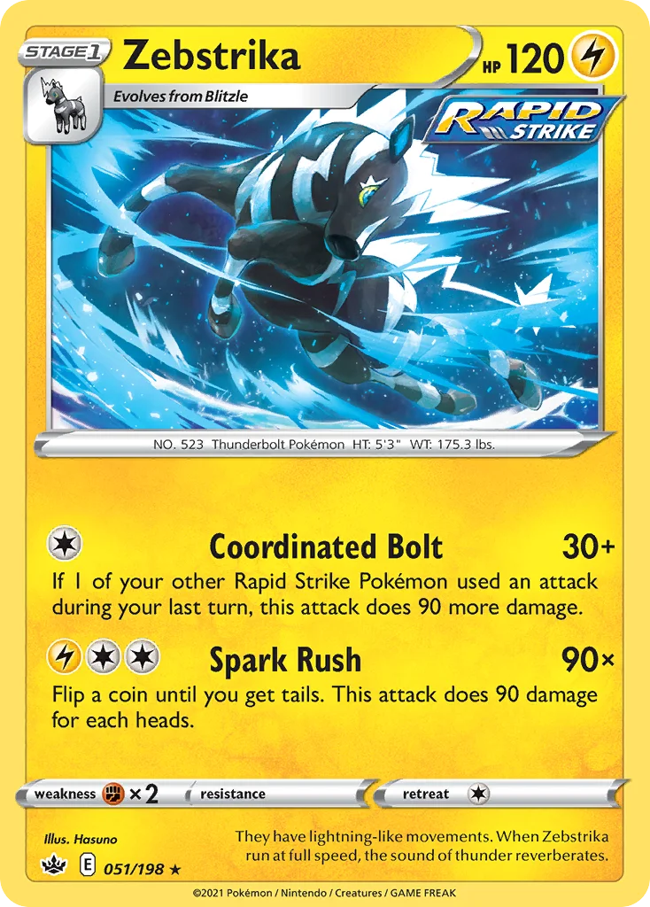 Zebstrika 051/198 Rare