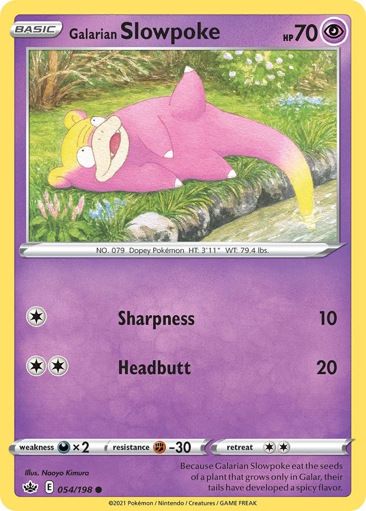 Galarian Slowpoke 054/198 Common