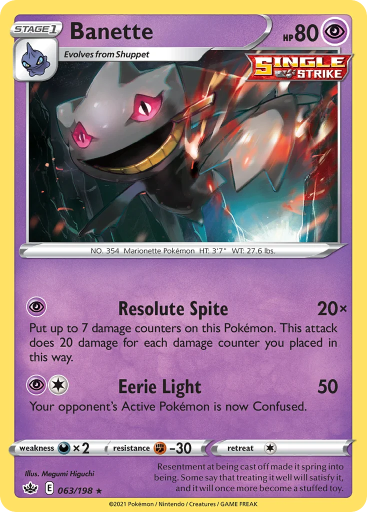 Banette 063/198 Rare