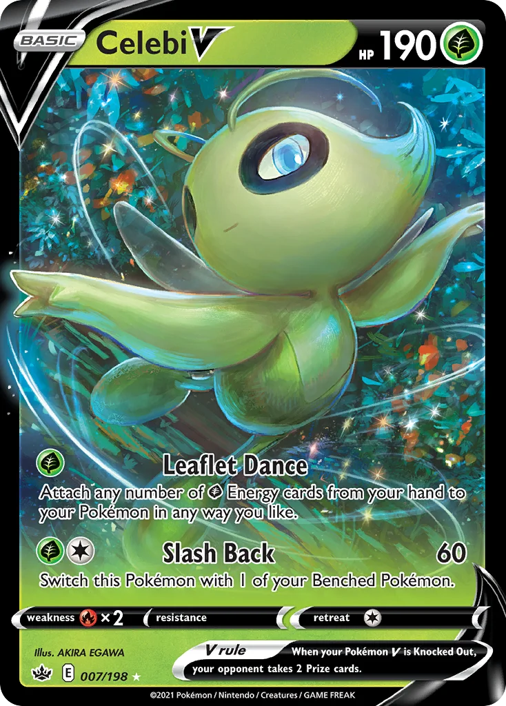 Celebi V 007/198 Rare holo v
