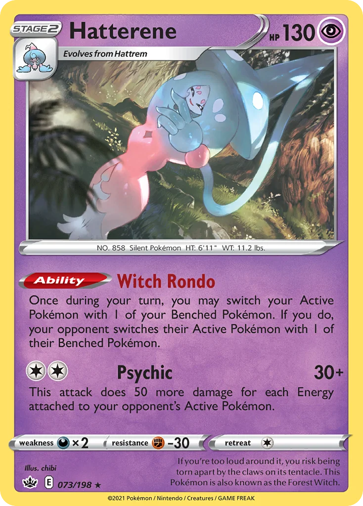 Hatterene 073/198 Rare holo