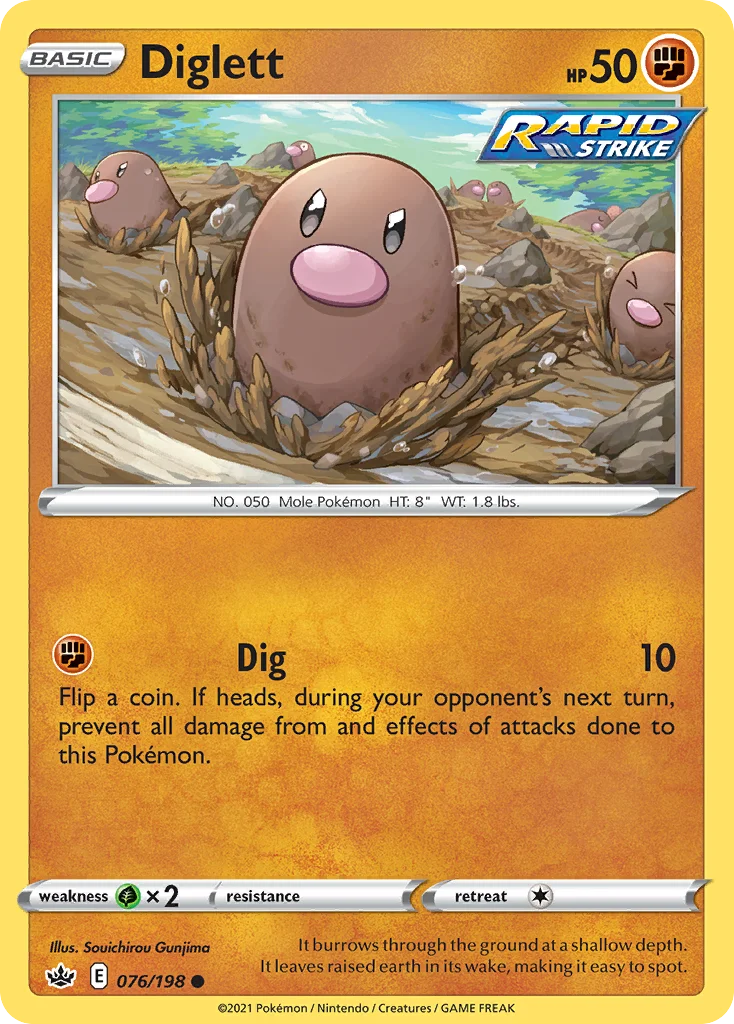 Diglett 076/198 Common