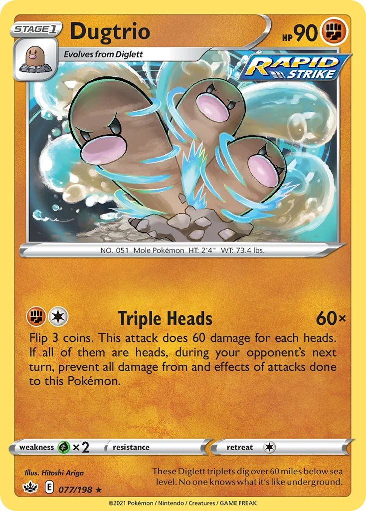 Dugtrio 077/198 Rare